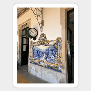 Train Station in Pinhao - Douro Valley - Portugal Sticker